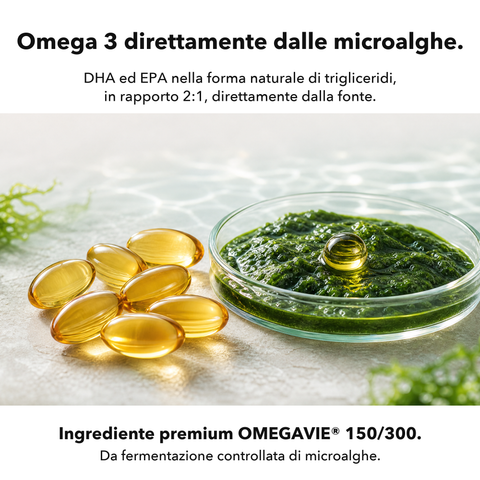Omega 3 Vegano: Omega 3 direttamente dalle microalghe