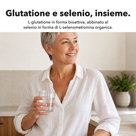 Glutatione Liposomiale: Glutatione e selenio, insieme