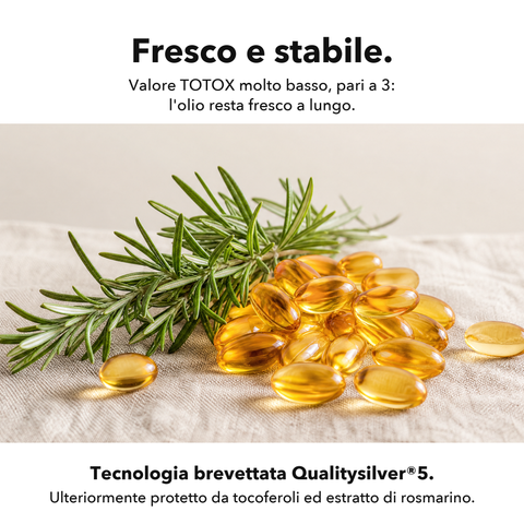 Omega 3 Vegano: Fresco e stabile
