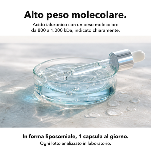 Acido Ialuronico Liposomiale: Alto peso molecolare
