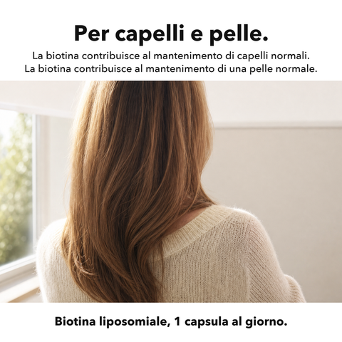 Biotina Liposomiale: Per capelli e pelle