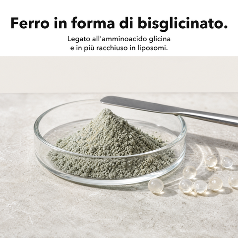 Complesso di Ferro Liposomiale: Ferro in forma di bisglicinato