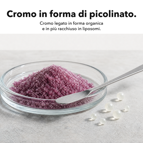 Cromo Liposomiale: Cromo in forma di picolinato