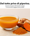 Estratto di Curcuma Liposomiale (Capsule): Del tutto priva di piperina
