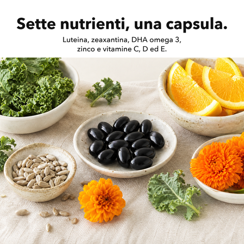Occhio Plus: Sette nutrienti, una capsula