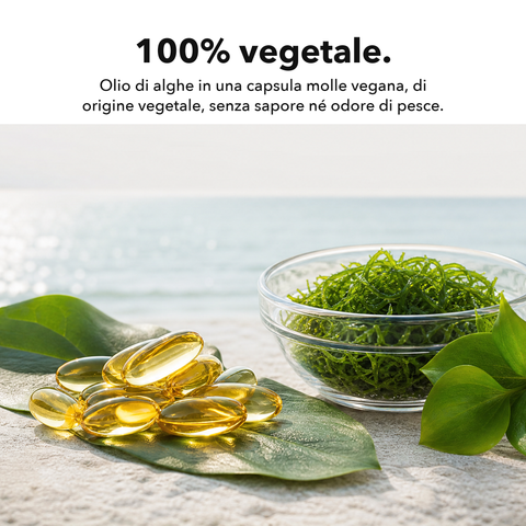 Omega 3 Vegano: 100% vegetale