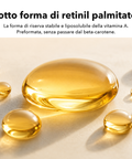 Vitamina A Liposomiale: Sotto forma di retinil palmitato