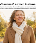 Vitamina C + Zinco Liposomiale: Vitamina C e zinco insieme