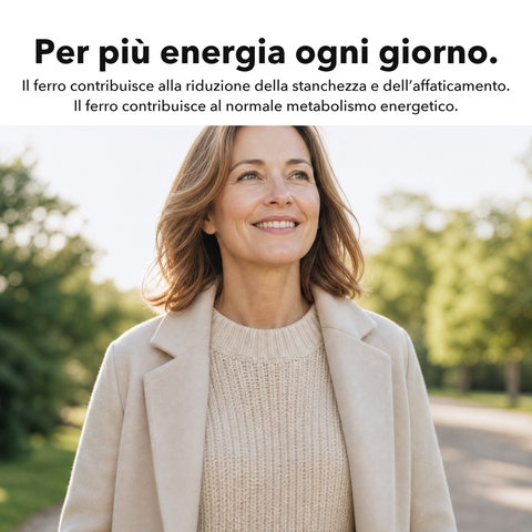 Complesso di Ferro Liposomiale: Per più energia ogni giorno