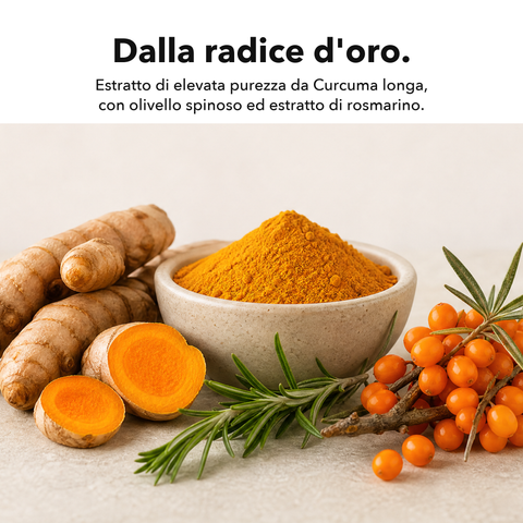 Estratto di Curcuma Liposomiale: Dalla radice d'oro