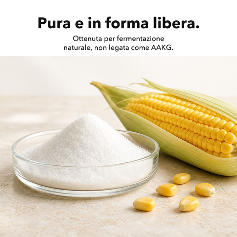 L-Arginina Liposomiale: Pura e in forma libera
