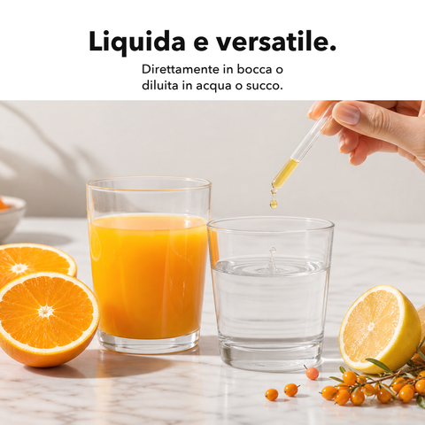 Vitamina C + Zinco Liposomiale: Liquida e versatile