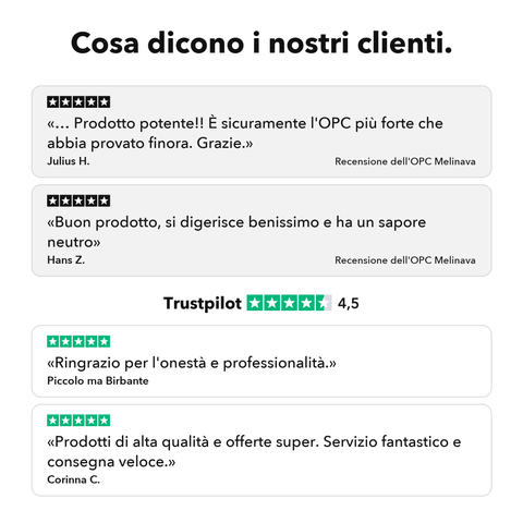 OPC Liposomiale: Cosa dicono i nostri clienti