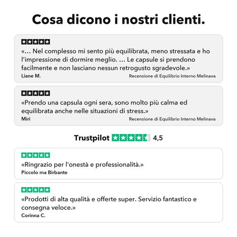 Equilibrio Interno Liposomiale: Cosa dicono i nostri clienti
