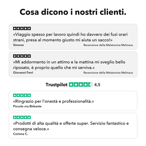 Melatonina Liposomiale: Cosa dicono i nostri clienti