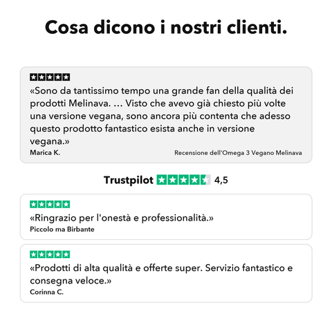 Omega 3 Vegano: Cosa dicono i nostri clienti