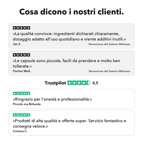 Selenio Liposomiale: Cosa dicono i nostri clienti