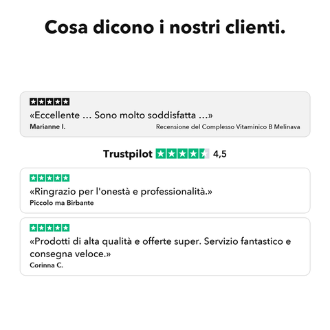 Complesso Vitaminico B Liposomiale: Cosa dicono i nostri clienti