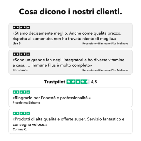 Immune Plus Liposomiale: Cosa dicono i nostri clienti