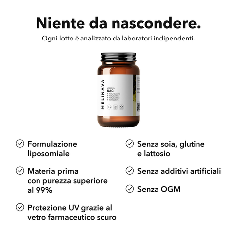 NAC Liposomiale: Niente da nascondere