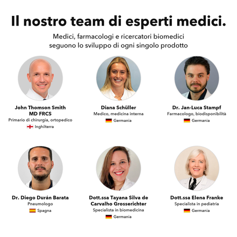 Vitamina B12 Liposomiale: Il nostro team di esperti medici