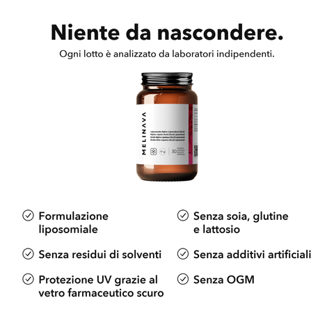 Acido Alfa-Lipoico Liposomiale (ALA): Niente da nascondere