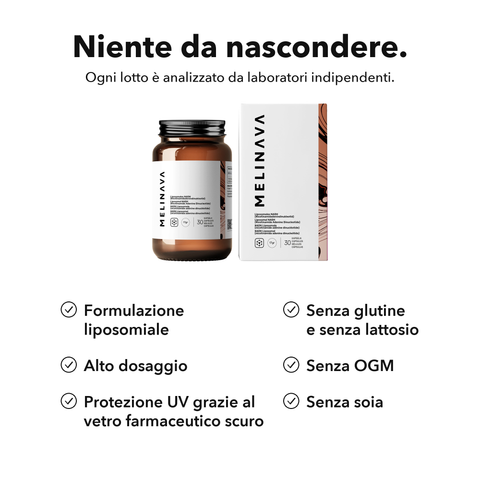 NADH Liposomiale: Niente da nascondere