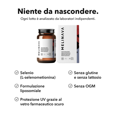 Selenio Liposomiale: Niente da nascondere