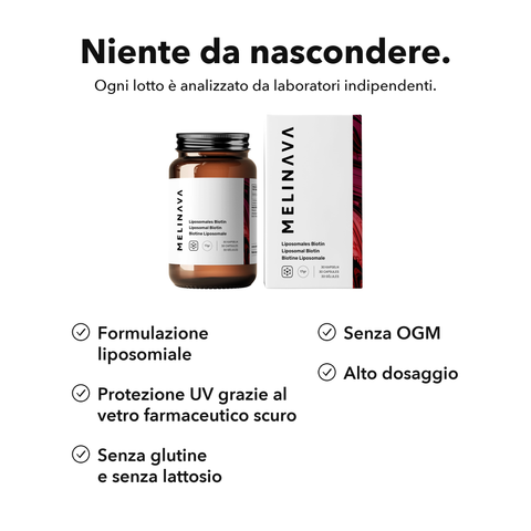 Biotina Liposomiale: Niente da nascondere