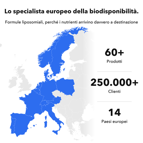 Glutatione Liposomiale: Lo specialista europeo della biodisponibilità