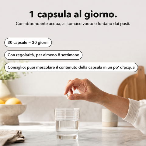 L-Lisina Liposomiale: 1 capsula al giorno