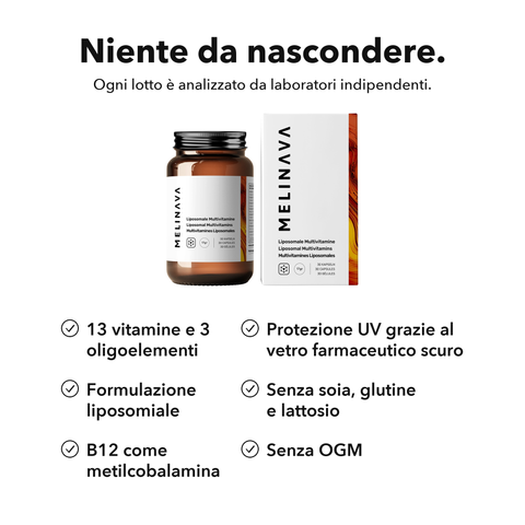 Multivitaminico Liposomiale: Niente da nascondere