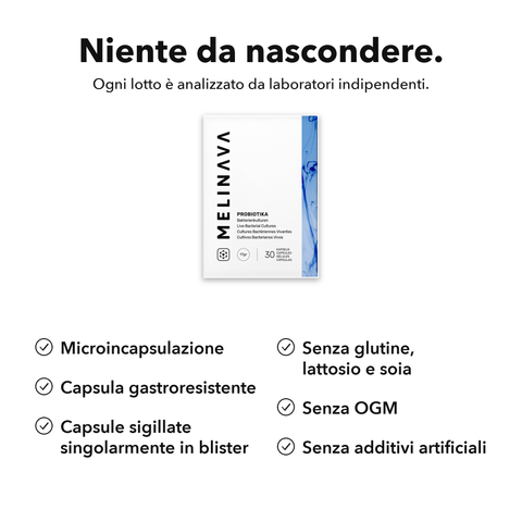 Probiotici Microincapsulati: Niente da nascondere