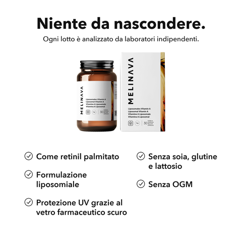 Vitamina A Liposomiale: Niente da nascondere