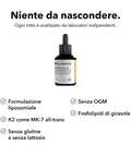 Vitamina D3+K2 Liposomiale: Niente da nascondere
