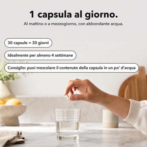 Coenzima Q10 Liposomiale: 1 capsula al giorno