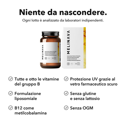 Complesso Vitaminico B Liposomiale: Niente da nascondere