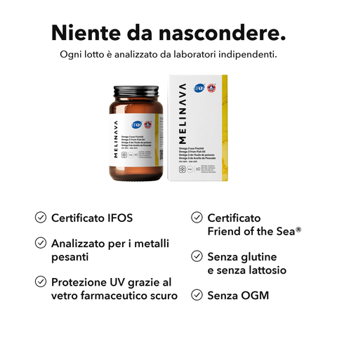 Omega 3: Niente da nascondere