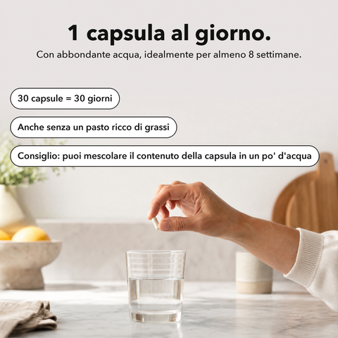 PEA Liposomiale: 1 capsula al giorno