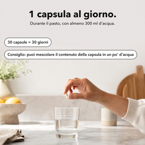 Calcio Liposomiale: 1 capsula al giorno