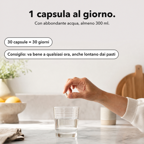 Cromo Liposomiale: 1 capsula al giorno
