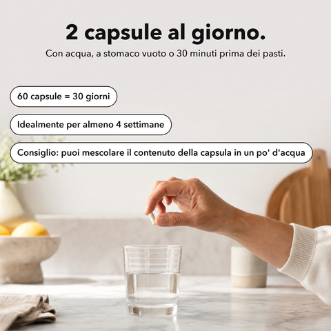 MSM Liposomiale: 2 capsule al giorno