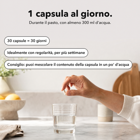 Quercetina Liposomiale: 1 capsula al giorno