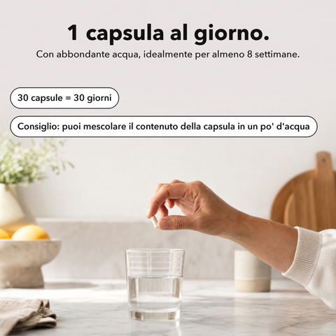 Shatavari: 1 capsula al giorno