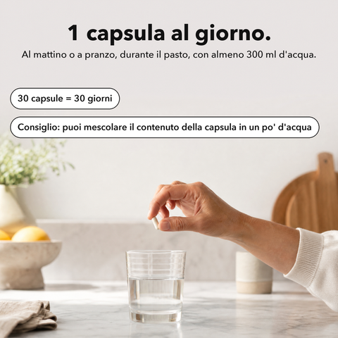 Multiminerale Liposomiale: 1 capsula al giorno
