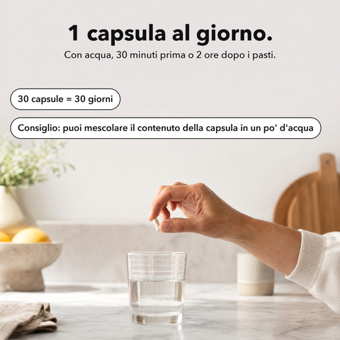 Vitamina C Liposomiale (Capsule): 1 capsula al giorno